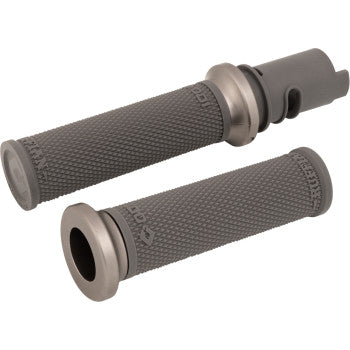 ODI Ruffian Lock-On Street Grips - CVO - Graphite/Gunmetal V30HTCH-H