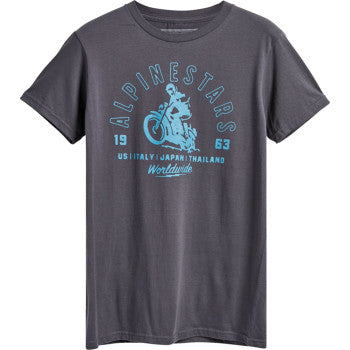 ALPINESTARS Sander T-Shirt - Charcoal - Medium 12337212018M