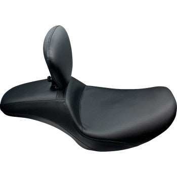 LE PERA Outcast Daddy Long Legs Seat - w/ Backrest - Smooth - FLH/FLT '23-'24 LV-987DLBR