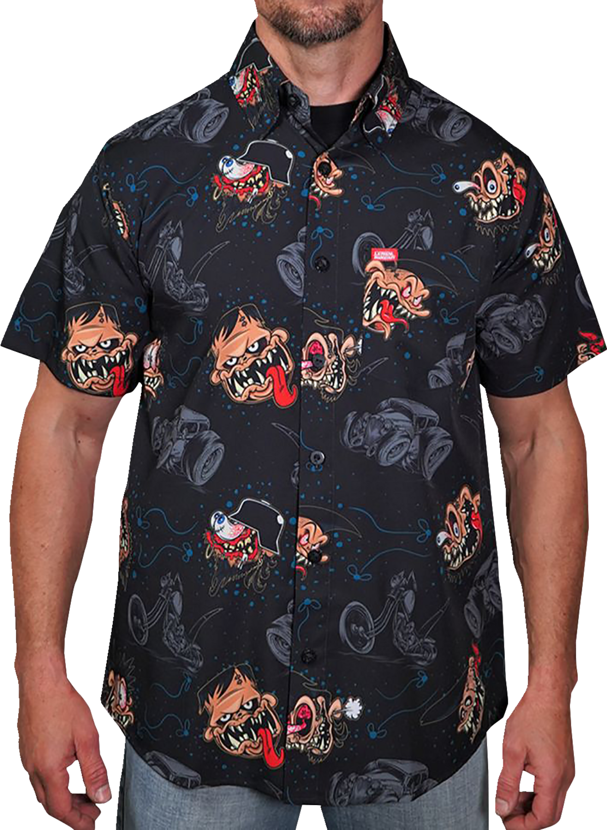 LETHAL THREAT Monster Built Shirt - Black - Medium MG60130M