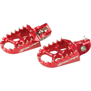 SCAR Footpegs Evo Gasgas Red S5511RD