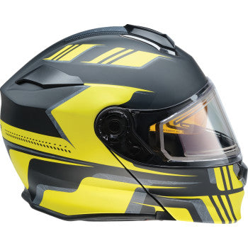 Z1R Solaris 2.0 Helmet - First Tracks - Electric - Dual Pane - Black/Hi-Viz - Small 0120-0838
