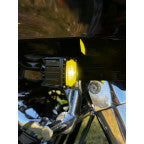 CUSTOM DYNAMICS LED Turn Signals - Black -Yellow Lens - Road Glide SD-RG-FT-YB