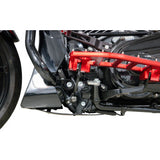 THRASHIN SUPPLY CO. Skid Plate - Carbon Fiber/Gloss - With Black Brackets - FLHX/FLTRX TSC-3034-1