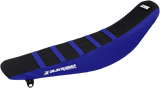 BLACKBIRD RACING Zebra Seat Cover - Gripper - Blue/Black 1248Z