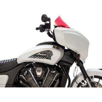 KLOCK WERKS Windshield Chieftain Powerplus  9" - Pink Ice KWW-04-0646