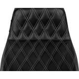 LE PERA Tailwhip Seat - Bright Gray Double Diamond Stitch - FLHFLT '23-'24 LV-587DD-GY01