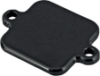 POWERSTANDS RACING Block Off Plate - Black 00-01351-22