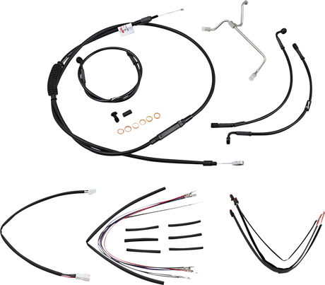 BURLY BRAND Control Kit - 14" Ape Hanger Handlebars B30-1170