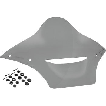 MEMPHIS SHADES Vented Windshield - BRL Race Bubble - Black Smoke - FLTRX MBR101312