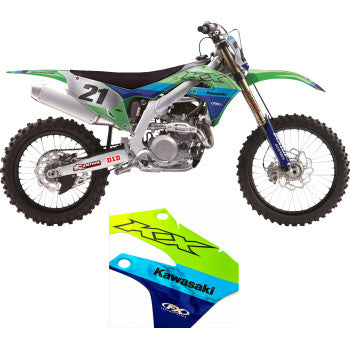 FACTORY EFFEX Candy Chrome Series Shroud/Airbox Graphics Kit - Kawasaki - KX 250F 27-03102