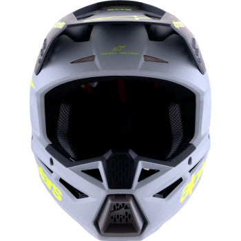 ALPINESTARS SM3 Helmet - Radium - Matte Gray/Black/Yellow Fluo - XS 8300826-9510-XS