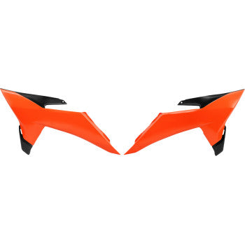 UFO Radiator Covers - Fluorescent Orange - KTM KT05025#FFLU