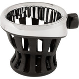 CIRO Drink Holder - Gen 2 - Chrome - Passenger - Black Mount 55422