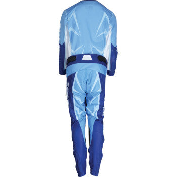 MOOSE RACING Youth Agroid Mesh Pants - Blue/White - 18 2903-2510