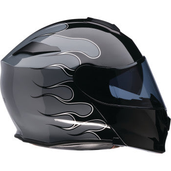 Z1R Solaris 2.0 Modular Helmet - Flame - Black/Gray - 2XL 0100-2657