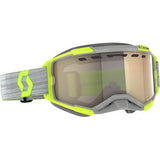 SCOTT Fury LS Snow Goggle - Gray/Yellow - Light Sensitive - Bronze Chrome Lens 278604-1120245
