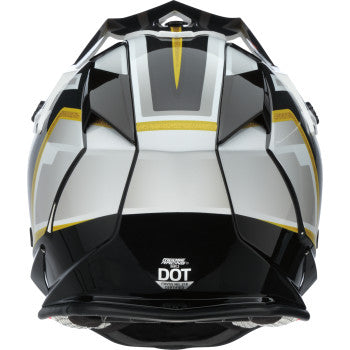 MOOSE OFFROAD MR3 Helmet - F.A.F. - White/Black/Gold - XL 0110-8931