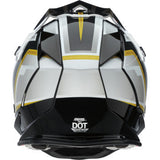 MOOSE OFFROAD MR3 Helmet - F.A.F. - White/Black/Gold - XL 0110-8931
