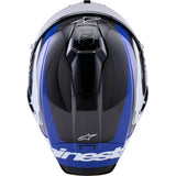 ALPINESTARS  Supretech R10 Helmet - 22.06 - Arius - Gloss Black/White/Blue - XS 8203926-1647-XS
