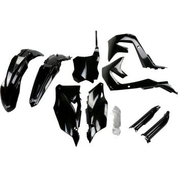 UFO Body Kit - Black - Kawasaki - KX '19-'24 KAKIT227F@001