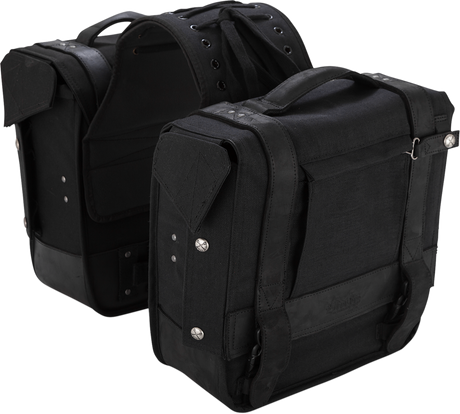 BURLY BRAND Throw-Over Saddlebag - Black B15-1002B