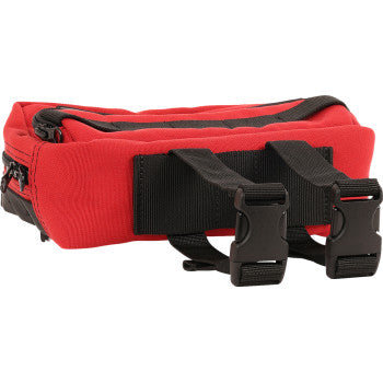 THRASHIN SUPPLY CO. Handlebar Bag Plus - Red THB-0017