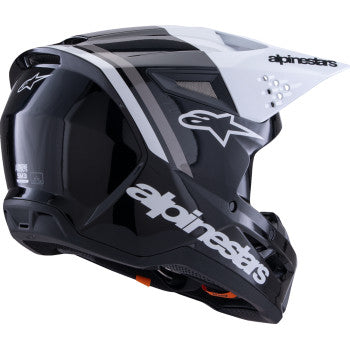 ALPINESTARS SM3 Helmet - Radium - Gloss Black/White/Gray - Large 8300826-1546-L