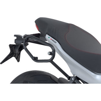 SW-MOTECH SLC Side Carrier - Right - Black - Ducati HTA.22.885.11001