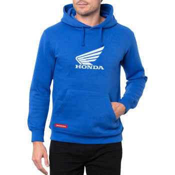HONDA APPAREL Honda Wing Hoodie - Blue/White - Large LEM25S-M55-L