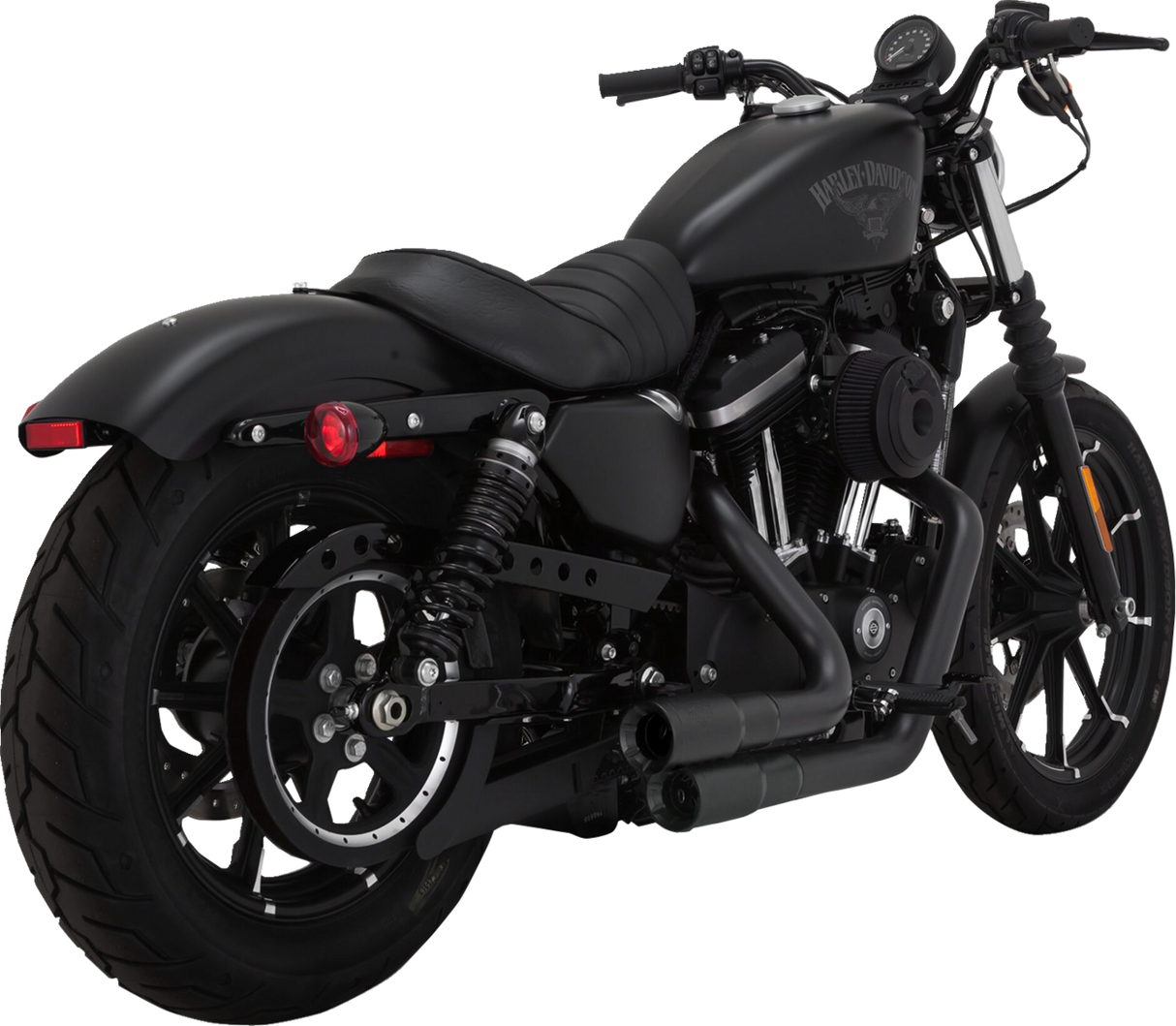 VANCE & HINES Mini Grenades Exhaust System - Black Iron  1200 /883  46374