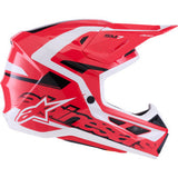 ALPINESTARS SM7 Helmet - Deed - Gloss Red/Black/White - 2XL 8302426-3139-XXL