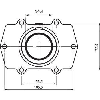 KIMPEX Carburetor Flange - Arctic Cat M5/Sabercat 500  2004-2005 104570