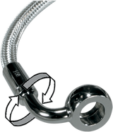 MAGNUM Brake Line - 90/90 - 48" - Sterling Chromite II 36248SW