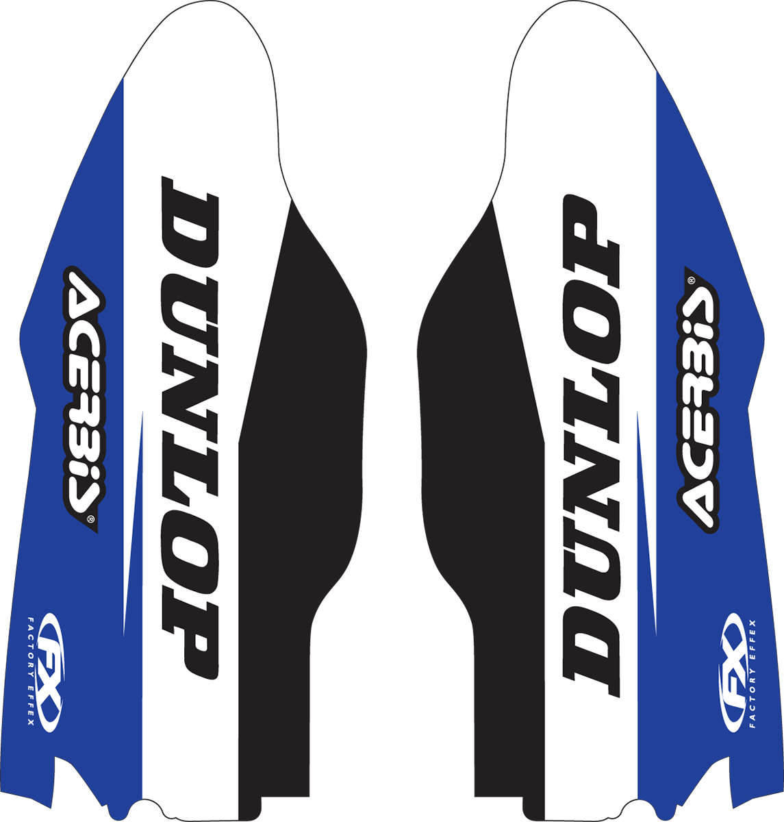 FACTORY EFFEX Fork Guard Graphic - YZ 17-40268