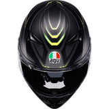 AGV K3 Helmet - Syth - Matte Black/Yellow Fluo - Medium  2118381004-026-M