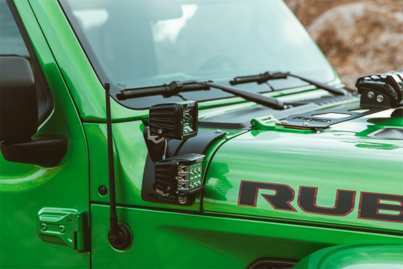 Rigid Industries 2018 Jeep JL - Cowl Mount Short Extension Arm Kit 41657