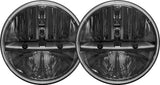 Rigid Industries 7in Round Headlights w/ PWM Adaptors - Set of 2 55000