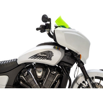 KLOCK WERKS Windshield Chieftain Powerplus  9" - Green Ice KWW-04-0649