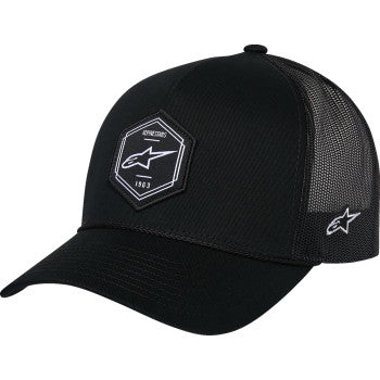 ALPINESTARS Hexeon Trucker Hat - Black/Black 1216-81100-1010-OS