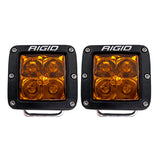 Rigid Industries D-Series Spot w/ Amber PRO Lens (Pair) 20252