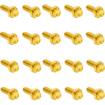 ARLEN NESS Bolt Kit - Rocker Box - 12-Point - Titanium - Gold 300-946