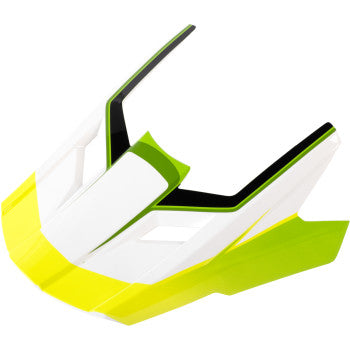 Z1R Dirt Maxx Visor Kit - Vortex - White/Green - XS-M 0132-1938
