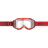 SCOTT Fury Goggle - Red - Clear Works Lens 274514-0004113