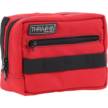 THRASHIN SUPPLY CO. Handlebar Bag - Red THB-0015