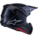 ALPINESTARS SM7 Helmet - Solid - Gloss Black - 2XL 8301426-1180-XXL
