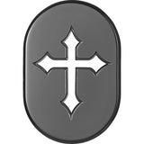 FIGURATI DESIGNS Antenna Cover - Right Rear Fender - Cross - Black FD41-AC-BLK-RT