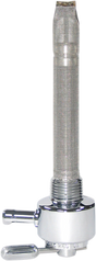 PINGEL Round Fuel Valve - Chrome - 3/8" NPT 1211-CR