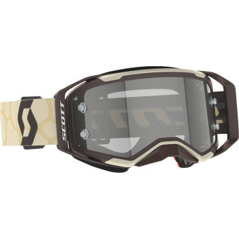 SCOTT Prospect 2.0 Sand Dust LS Goggle - Desert Beige/Dirt Brown - Light Sensitive - Gray Lens 421475-7921327