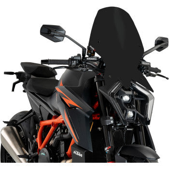 PUIG HI-TECH PARTS New Generation Windscreen - Black - 1390 Super Duke 21907J